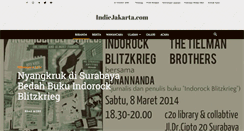 Desktop Screenshot of indiejakarta.com
